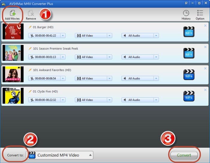 convert drm m4v to mp4 online free